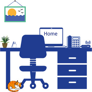 Homeoffice Grafik
